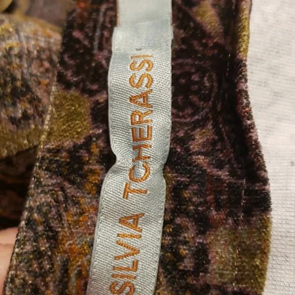 SILVIA Tcherassi velvet jacket size S NWOT - Picture 4 of 5